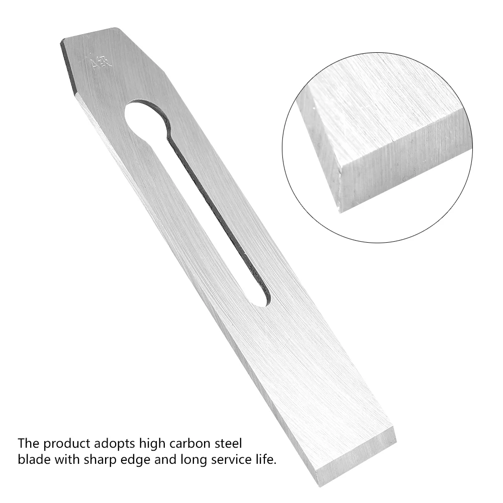 HSS Planer Blade Woodworking Hand Planer Blade Silver White Manual Planing Carpenter Machinery Parts 44mm/51mm Optional woodworking hand tools,wood trimming tool