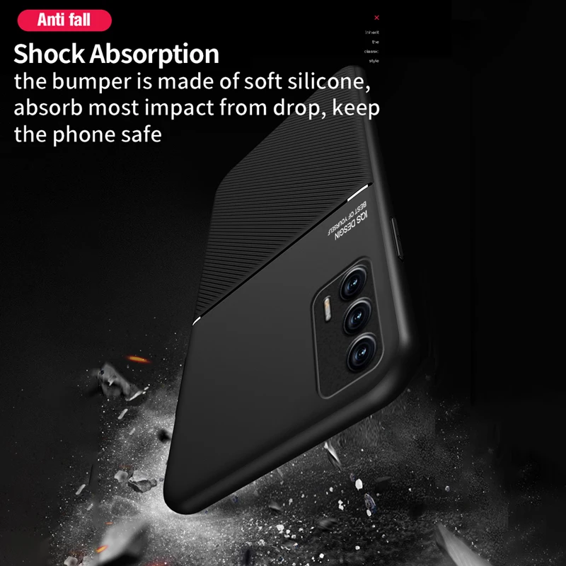 Elegant Leather Matte Protective Phone Case with Magnetic Dustproof Feature