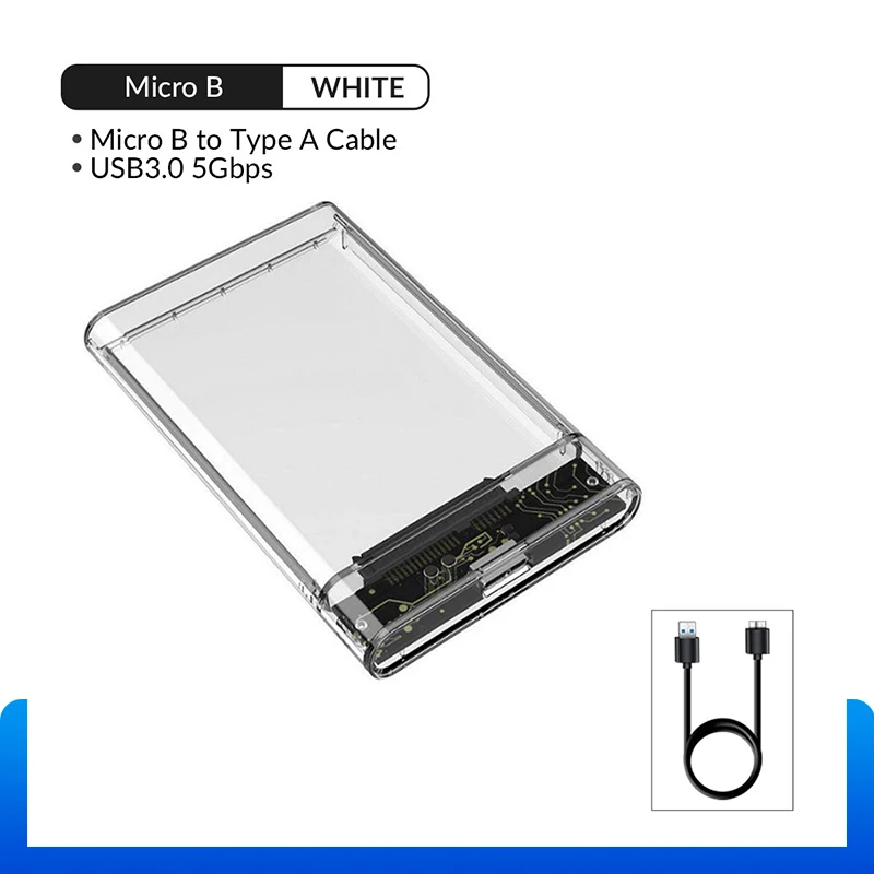 usb 2.0 sata hdd external box Kingspec SSD Case 2.5 SATA to USB 3.0 Adapter Hard Drive Enclosure for SSD Disk Box Type C 3.0 Case HD External HDD Enclosure external hdd box 2.5 HDD Box Enclosures