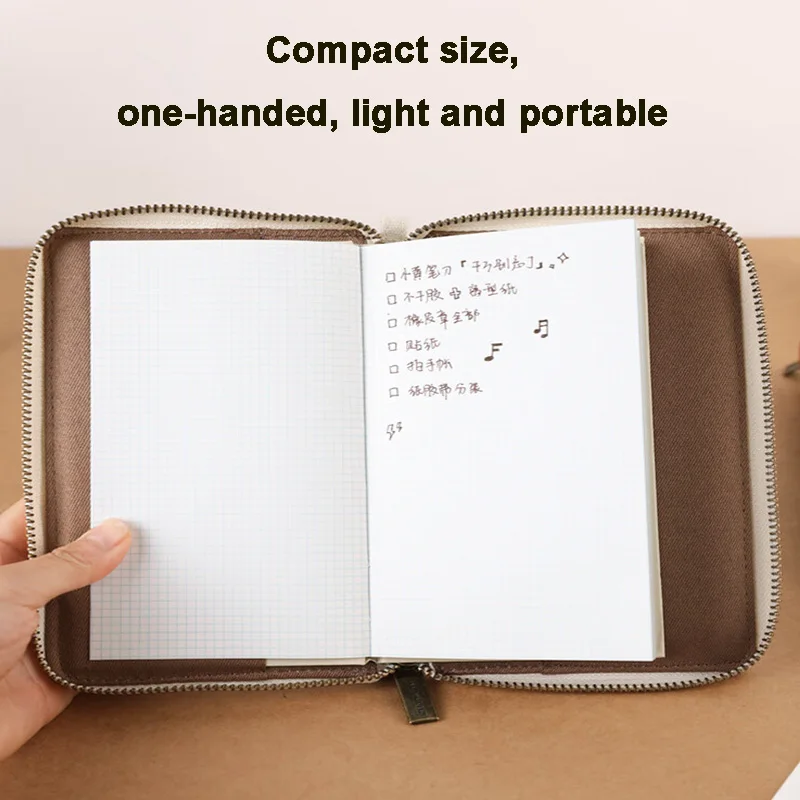 Japan KOKUYO Pocket Notepad 4mm Grid Gray Line Self-filling Carry-on Portable Planner Travel Diary Fieldwork To-do-list Handbook notebook diary journal notebook diary small notebook