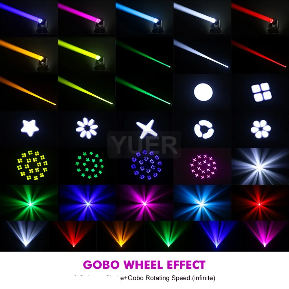 ムービングヘッドライト LED 回転 DJ ステージ照明 ムービングヘッドライト LED 回転 DJ ステージ照明