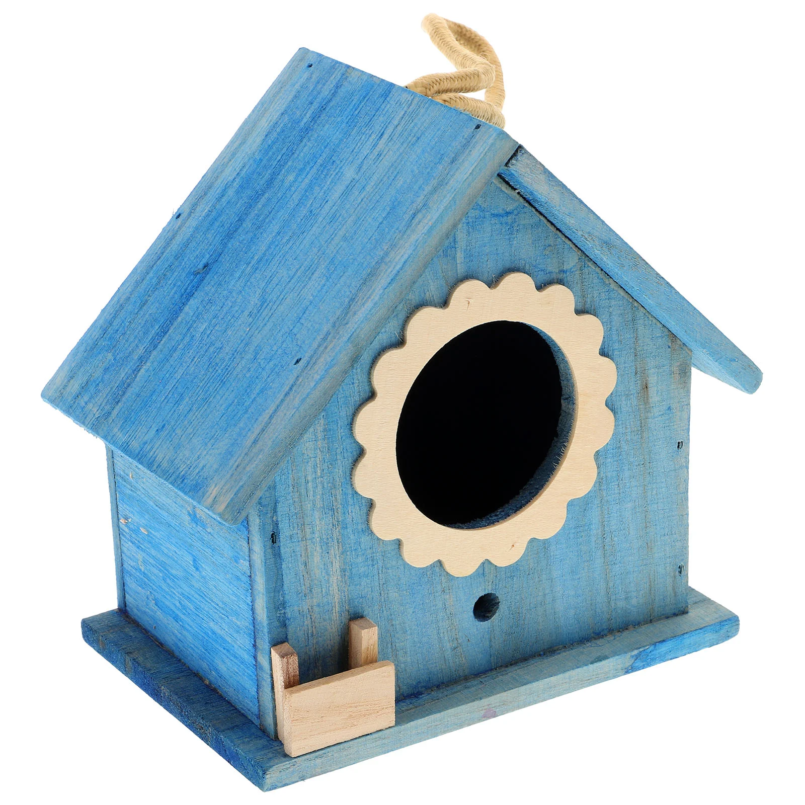 

Wooden Birdcage Cage Nest Decoration Feeders for Outdoors Hummingbird Decorative Birdhouse Birds
