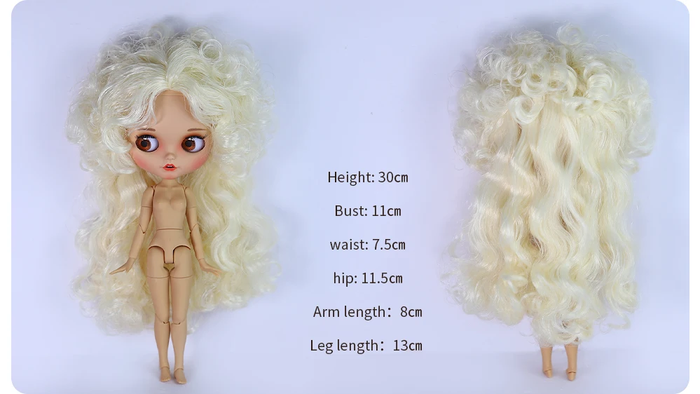 Ashley – Premium Custom Neo Blythe Doll with Blonde Hair, Tan Skin & Matte Smiling Face 3 Ashley – Premium Custom Neo Blythe Doll with Blonde Hair, Tan Skin & Matte Smiling Face 3