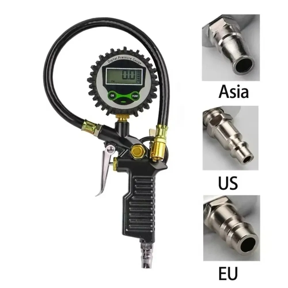 디지털 디스플레이 타이어 압력 게이지 자동 감압 기능 200 Psi 용량 디지털 타이어 게이지 75Psi 범위 정확한 판독