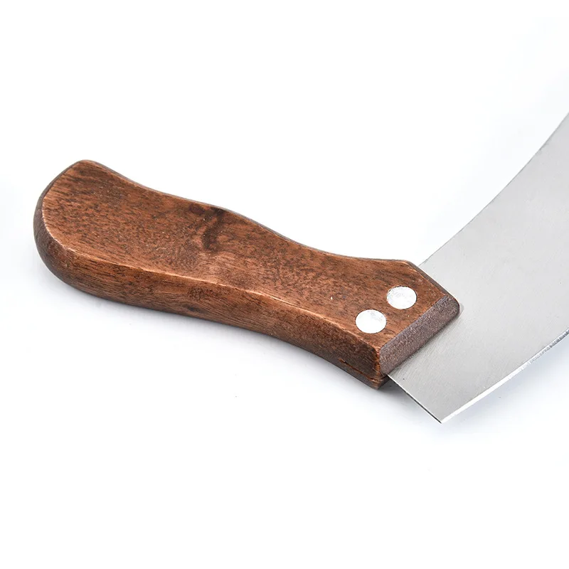 Stainless Steel Pizza Knife Nougat Handle Swing Cutter Scraper Double Bing Cutter Baking Tool Cookies Kitchen Bakeware pizza cutter pizza knife