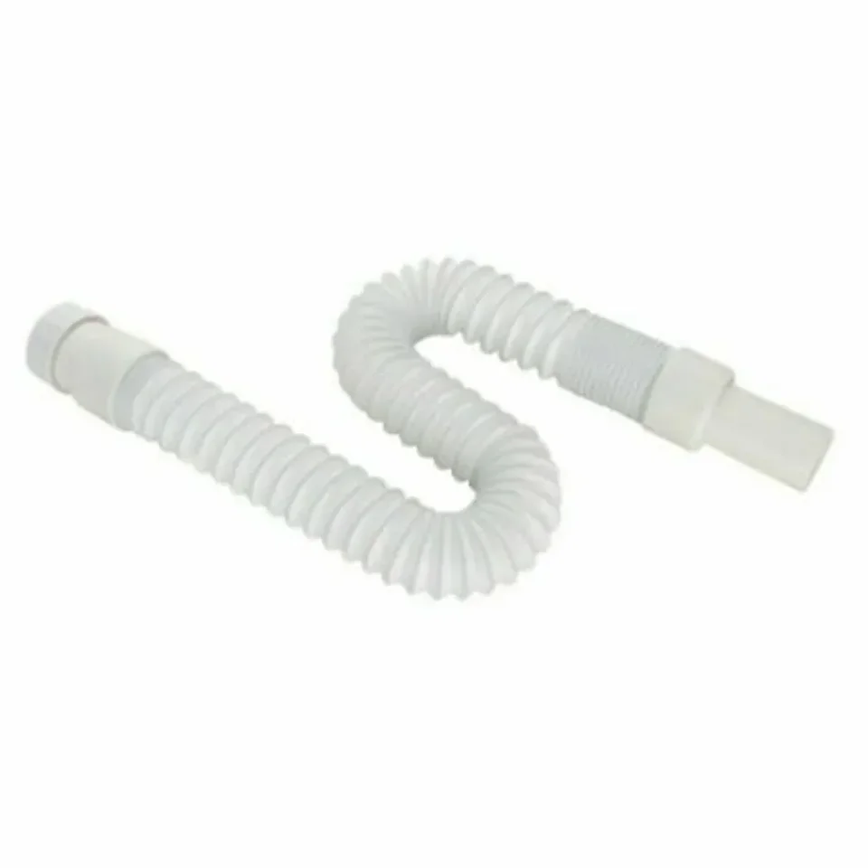 Tubo Di Scarico Flessibile Per Lavandino In PP+PVC, Universale Per Bagno E Cucina, 1 Pezzo