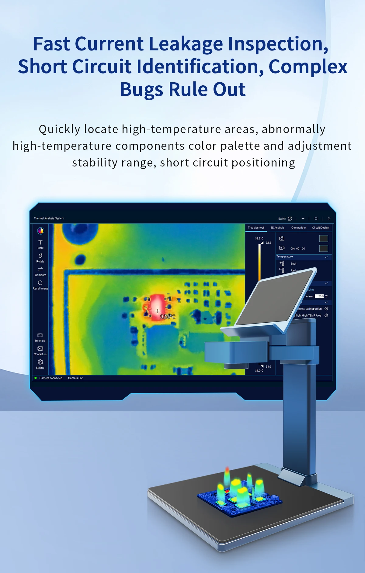 3D Image Infrared Thermal Imager 265*192 IR Sensor With Macro Lens Thermal Camer