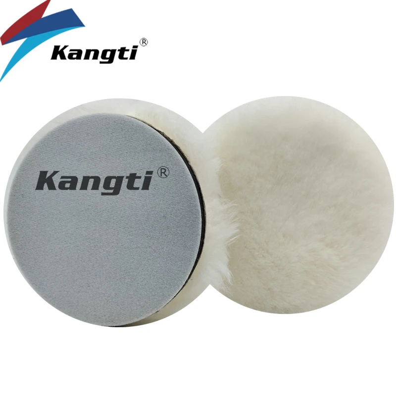 

6 Inch (150mm)Heavy Cut Wool Polishing Pad High Density Lambs For DA / Ro Car Polisher
