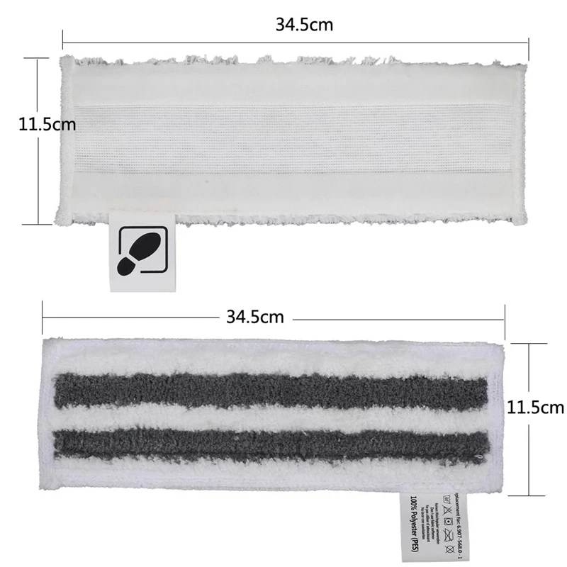 Practical Mop Cloth Accessories For Polti Vaporetto Kit Vaporflexi Brush  Eco Pro 3.0 Microfiber Parts