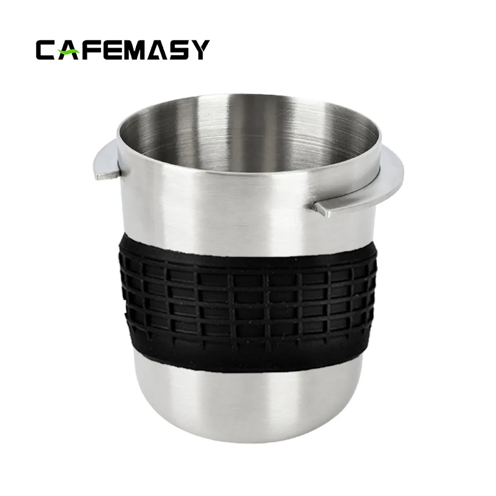

CAFEMASY 58mm Coffee Dosing Cup Sniffing Mug for Espresso Machine Powder Cup Wear Resistant Stainless Steel Coffee Dosing Cup