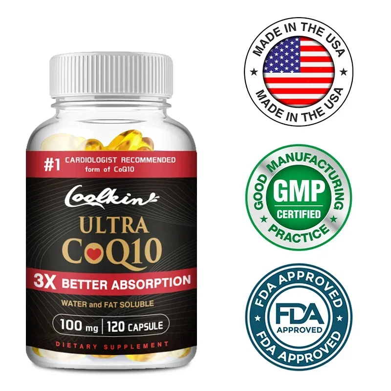 

Coenzyme Q10 Capsules 100 Mg, 3X Absorption