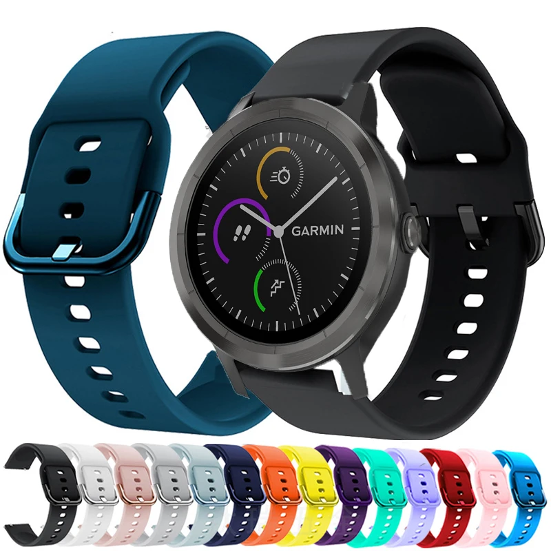 Silicone Watch Strap - 20mm Premium Durable Band in Vibrant Colors