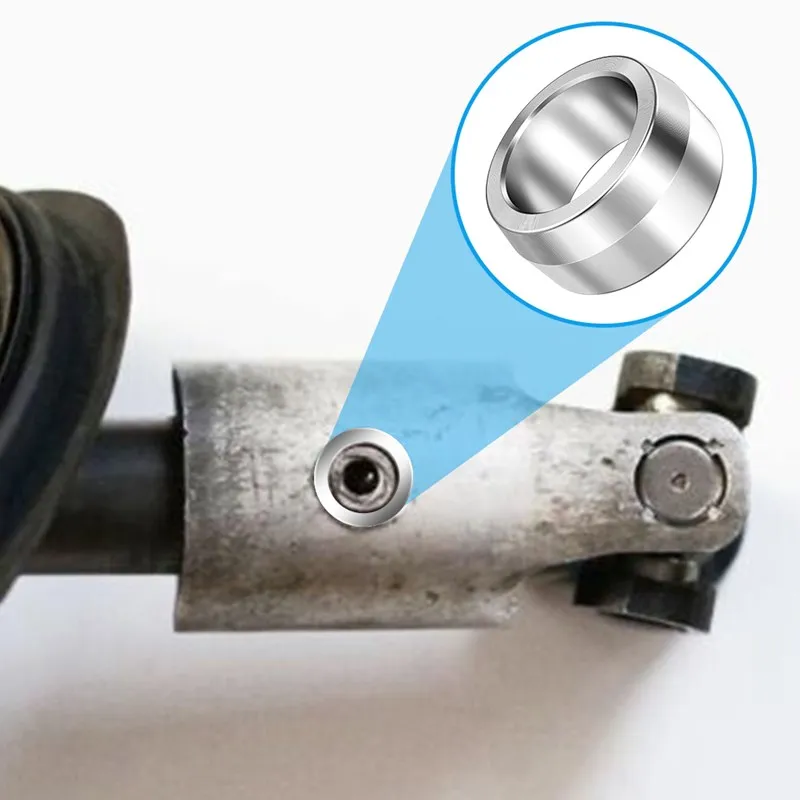 Intermediate Steering Shaft Bushings Pair For Dodge Ram 2003-2019 1500 2500 3500 4500 5500 Cummins - Tighten Steering Play With Hose Clamp