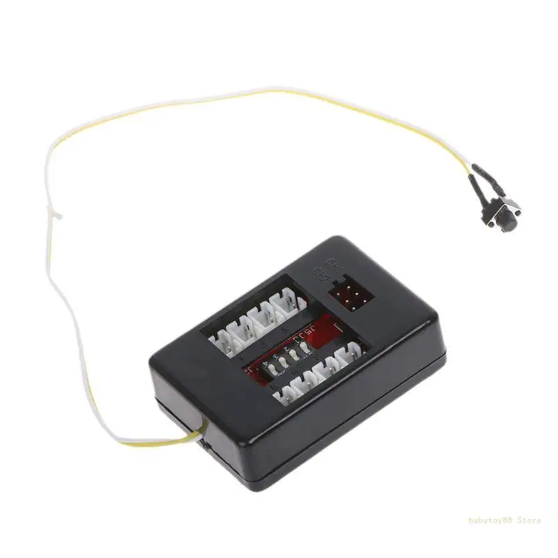 

Y4UD Remoter Control Car Spare Parts LED Steering Lighting Kits 12 Lamps for