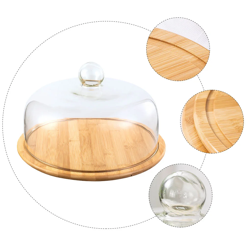 Extra Large Salad Bowl Lid Cake Display Tray Party Supply Storage Rack 26cm  Wood - AliExpress