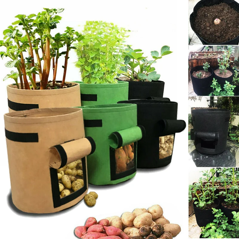 

Мешок для выращивания растений, мешок для картофеля, моркови, арахиса, теплицы, мешок для выращивания овощей, 1 шт.
