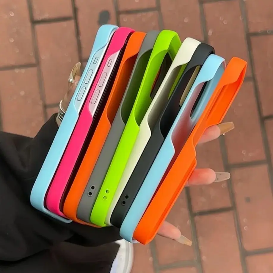 Ultra Slim Borderless Silicone Shockproof Matte Soft Phone Case