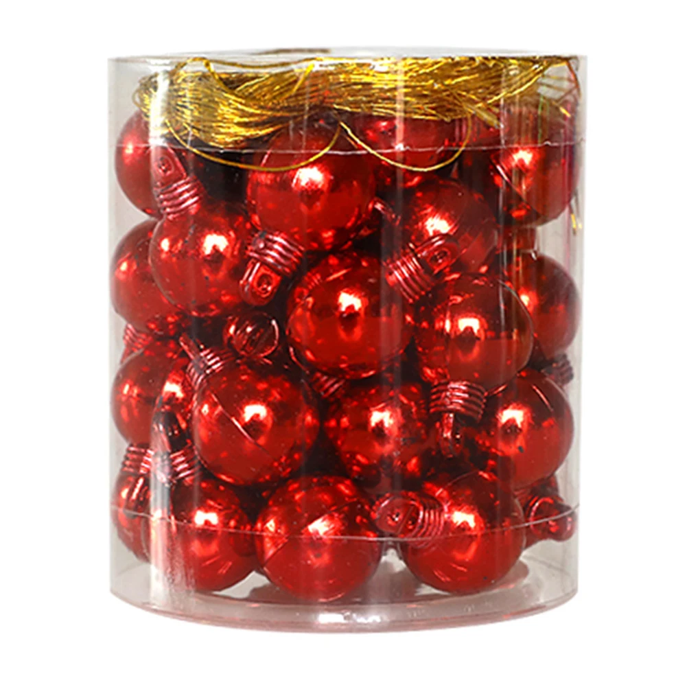 thumbnail image 1 of 1box Christmas Balls Christmas Tree Ornaments Ball Xmas Hanging Tree Pendant Home Party Decor 2025 New Year Decor Noel Navidad, 1 of 5