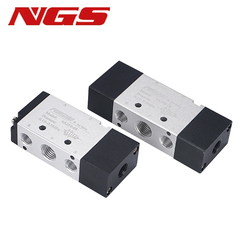 2-Position 3-Way Pneumatic Valve – Copper Alloy, Threaded, 12mm Nominal Diameter (Model 3A210-10)
