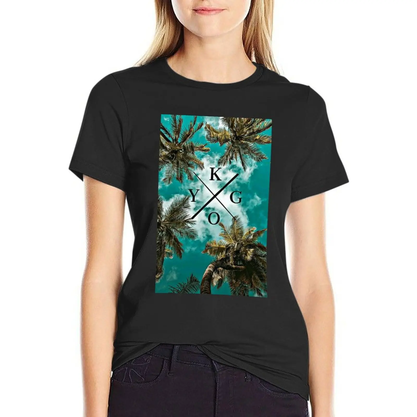 

Kygo Tropical T-Shirt tees female anime clothes tops for Women