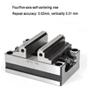 Center Concentric Flat-Nose Pliers High-Precision Four Turn Table Fixture Self-Centering Vise Machining 1