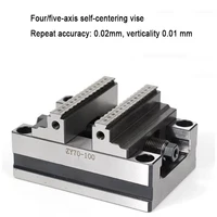 Center Concentric Flat-Nose Pliers High-Precision Four Turn Table Fixture Self-Centering Vise Machining 1