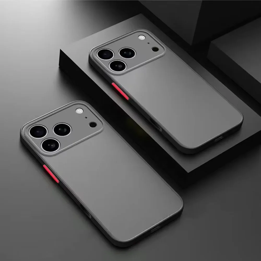 Luxury Shockproof Armor Silicone Phone Case with Matte Finish