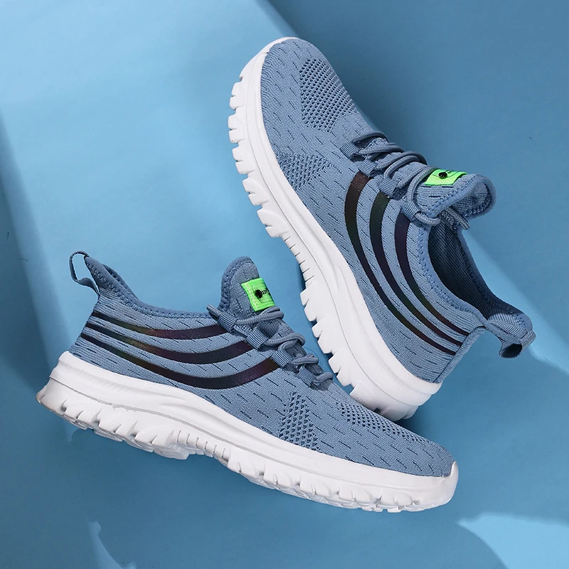 shoes for man Summer Breathable Fashion 2025 Trendy Jogging Sneakers Soft Sole Lightweight Casual Hiking Mesh Shoes for Men