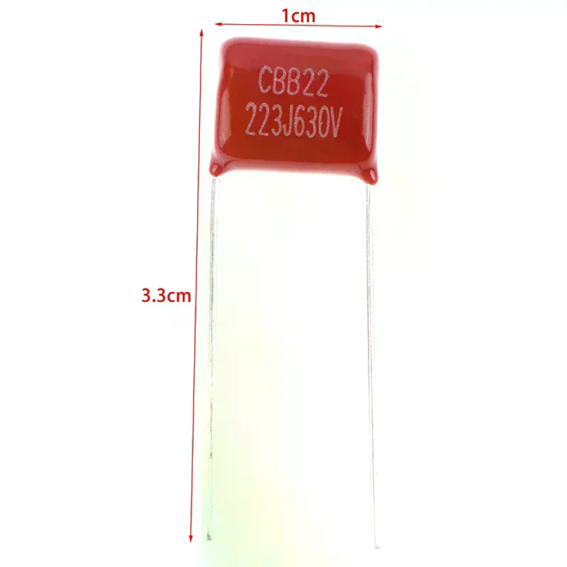 10Pcs Pro 223J 630V 22NF 0.022UF 커패시터 금속화 폴리프로필렌 기타 캡 CBB 필름 캡 일렉트릭 기타 베이스용
