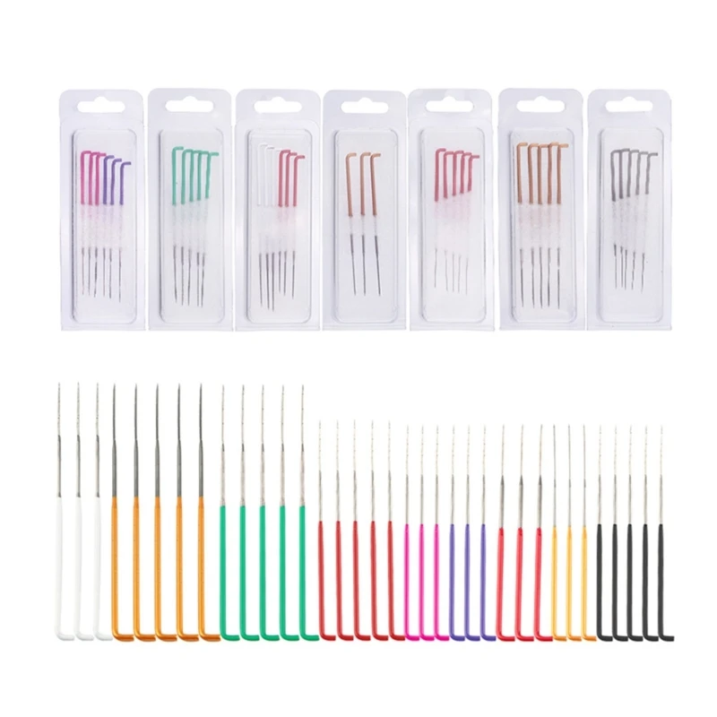 

N7MD 35Pcs Felting Needle for Wool Felting Project Felting Needle Tool 3 Sizes Felting Needle, Wool Felt Needle Crafting Tool