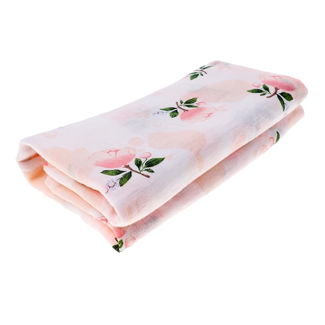Infant Baby Muslin Swaddle Soft Sleeping Blanket Wrap Bath Towel Swaddle Blanket 4