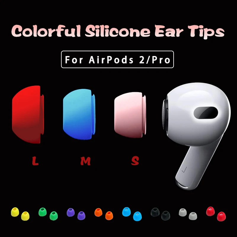 色交換用イヤーチップ Apple Airpods Pro 2 ヘッドフォン