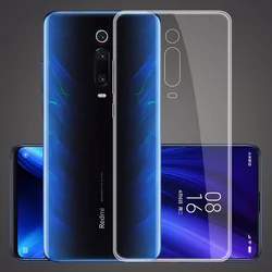 Ultra Thin Clear Silicone TPU Phone Case - Transparent Back Cover for Xiaomi Mi 9T (Clear)