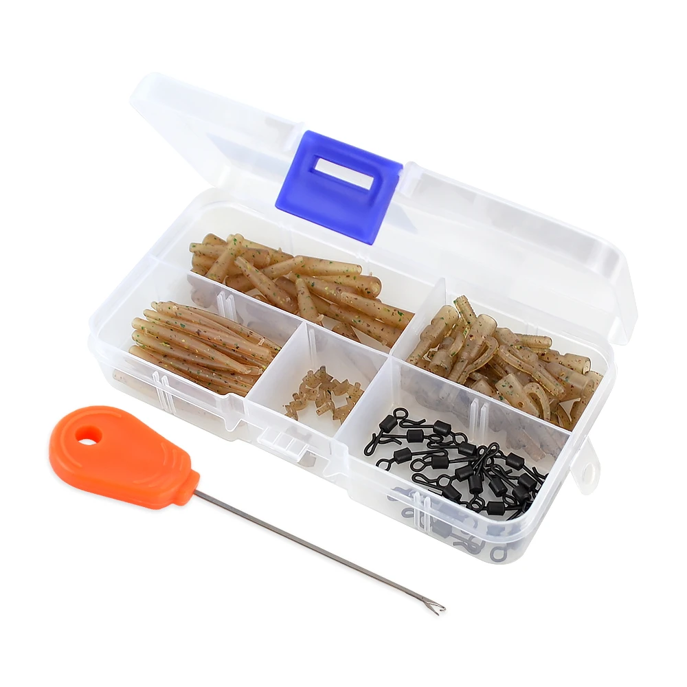 Carp Fishing Safety Lead Clips with Bait Needle Fishing Swivel and