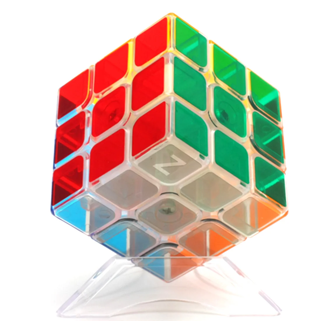 ZCUBE Transparent 3x3x3 Magic Neo Cube Brain Teaser Speed Cube Puzzle Toy Educational Toys For Children limited edition cube bauhinia flower megaminx cube transparent red limited edition rare collector s edition cube magic cube