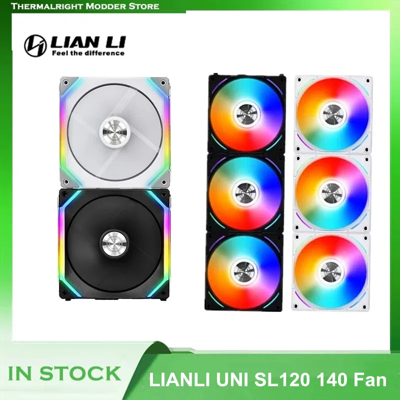 Lianli Uni Fan Sl120 140 Kit Ventilador Cabo Livre sem Fio Montar Módulo L-conectar Software Controle Designado Módulos de Cabo