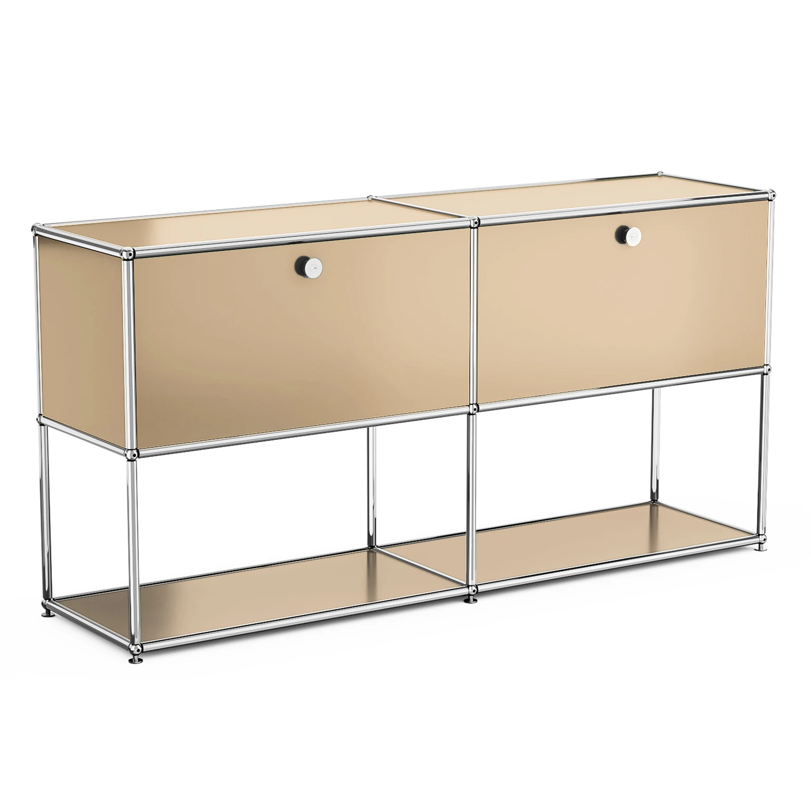 Brown 2 Layer 2 Door