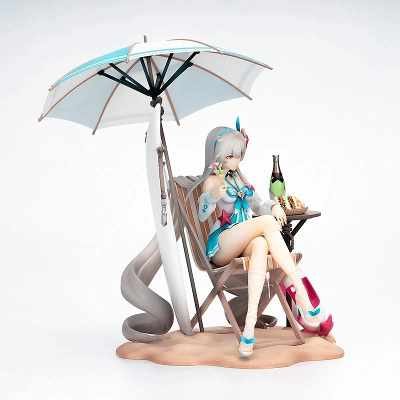 

Honkai Impact 3rd Kiana Kaslana Ver. Pvc Anime Action Figure Sand Beach Shade Kiana Kaslana Sexy Girl Model Doll Childrens Gifts