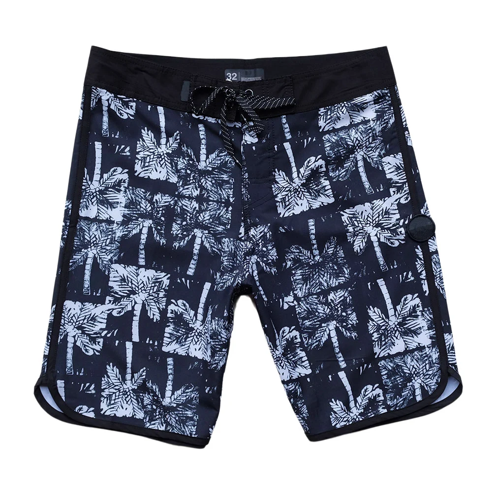 2024 Jun Men Summer New Waterproof Beach Shorts With Pocket Phantom Bermuda Board Shorts Swim Quick Dry Casual Diving  Swimwear