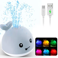 Upgraded Baby Rechargeable Bath Toy with Waterproof Light Up Whale Spray Water Bathtub for Toddlers Kids Pool Bathroom Toys 1