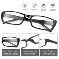 1/2/3/4pcs Autofocus Power Anti-Blue Light Reading Glasses Smart Blue Light Automatic Zoom Eyeglasses Eye Protection 6