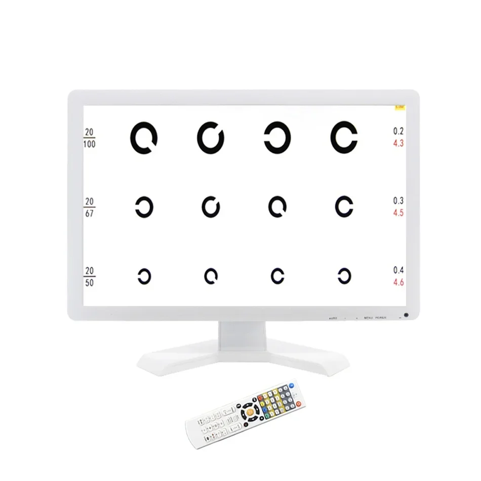 VC-3 Screen Vision Chart Panel Led Visual Acuity Testing Chart 19 Inch Eye Vision Ophthalmic LCD Optical tester Monitor
