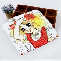 Custom Candy Candy Cartoon Girl Face Towel Small Hand Towels Kitchen Towel Hotel Restaurant Cleaning Towel Microfiber Fabric 1