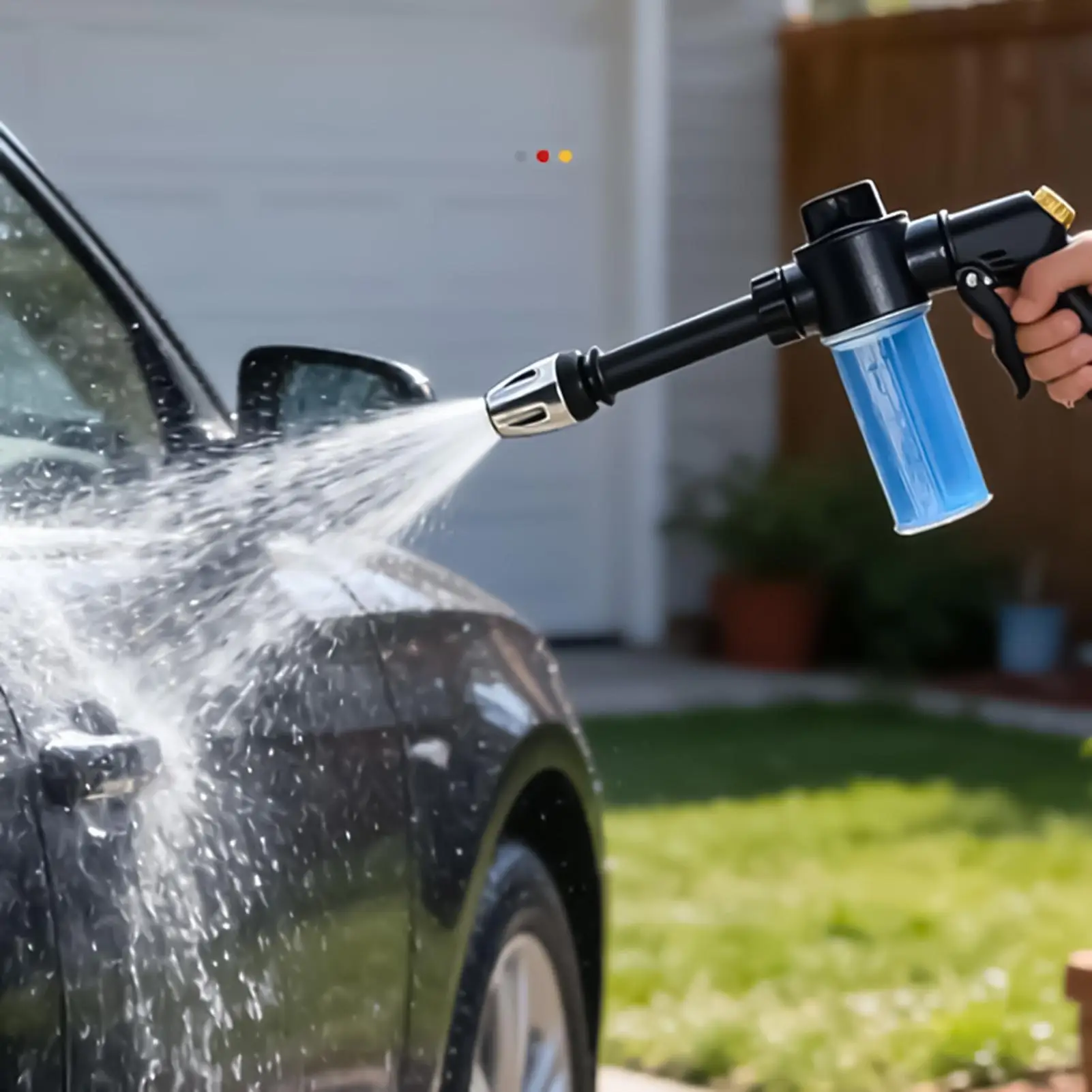 Portable Garden Cleaning Tool — High-Pressure Water Gun
