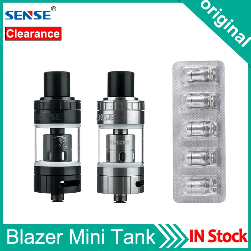 

Clearance!! Sense Blazer Mini Vape Tank 3.6ml Capacity Bottom Airflow sub ohm Atomizer Tank For 510 Thread