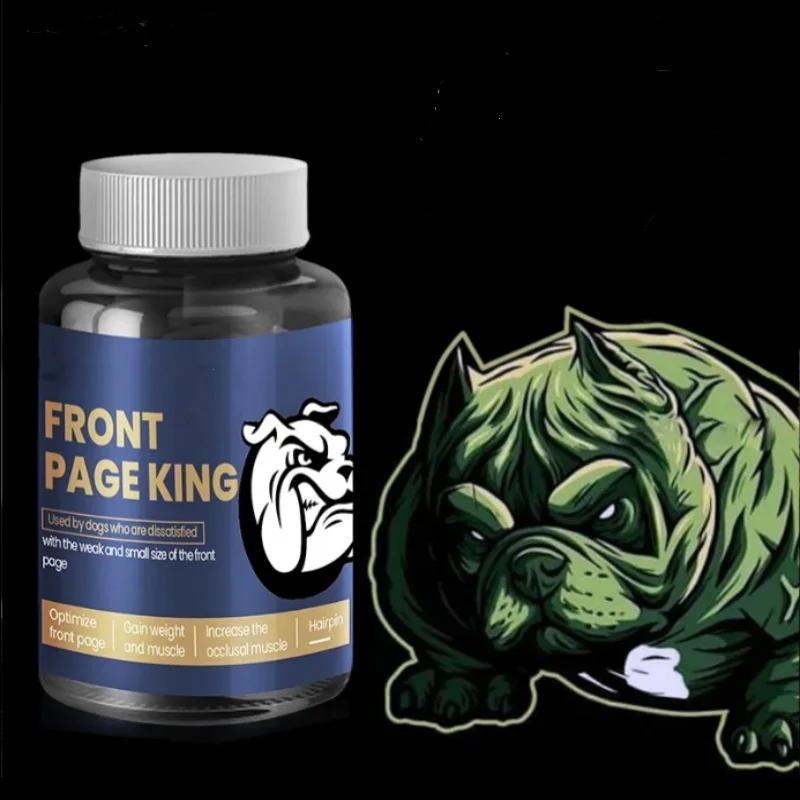 Bulldog Nutrition Supplement Enhance Physical Fitness Optimize Front Page, Chest Expanding, Gain Weight And Muscle, Pet Dog