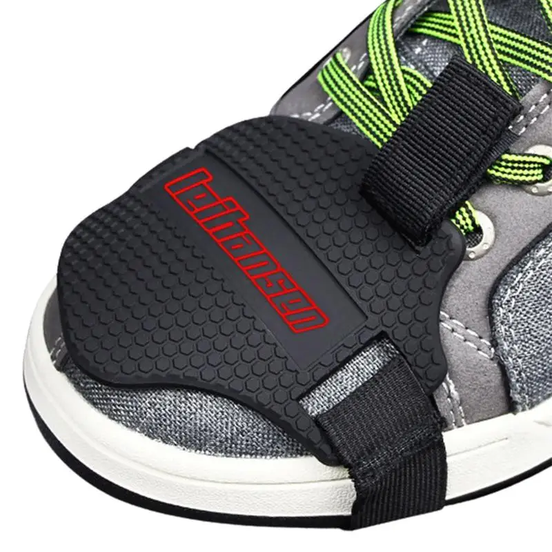 

Резиновая Защитная крышка для мотоциклетного ботинка, регулируемая резиновая защита для переключения передач, износостойкая Крышка для обуви