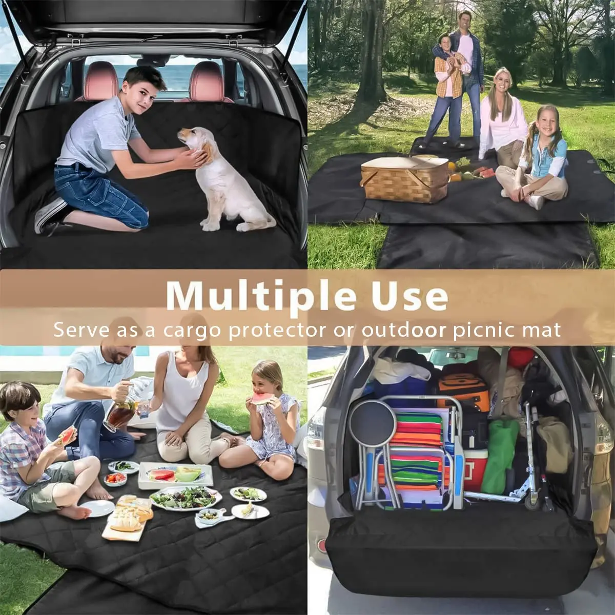 Pet Car Seat Cover Trunk Seat Mat Protector Hammock Fits Most Cars