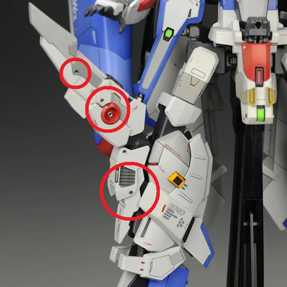 MG 1/100 HG/RG 1/144 아머 디테일업 에어홀 15개 가스홀 벤트 메탈 디테일 추가 부품