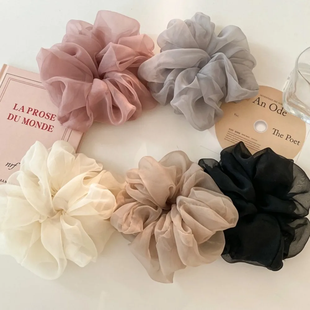 Elegant Organza Ruffle Hair Ties: Soft, Romantic, and Stylish